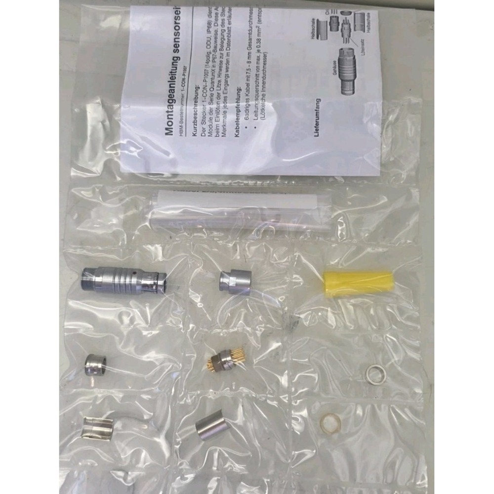 HBM HBK 1-CON-P1007 ODU 14-Pin IP68 Sensor Connector SX2B0C-P14MFG0-0001